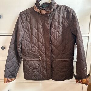 Women’s Lauren Ralph Lauren Brown Quilted Barn Jacket